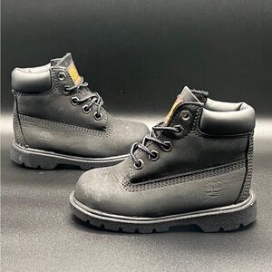 Timberland Premium Waterproof Black Boots - Kids Toddler Size 7 (10810)‎